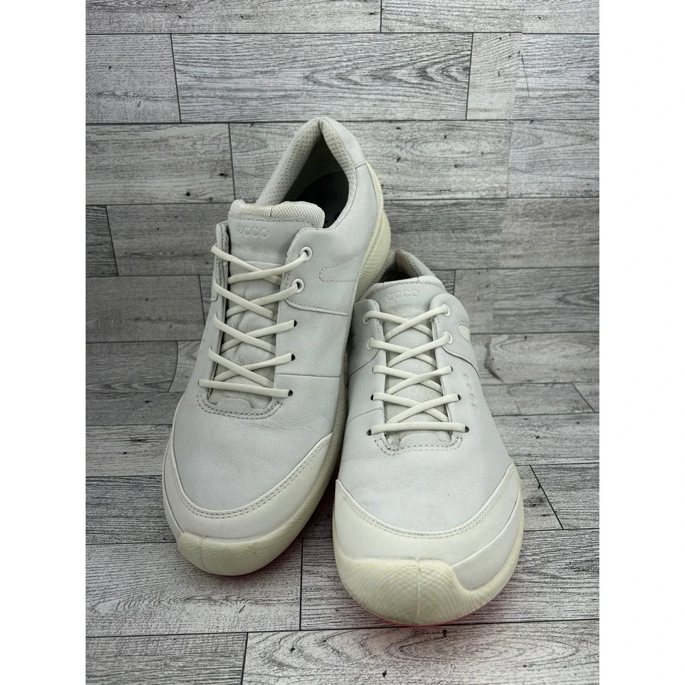 Ecco Golf S-Three White Leather Spikeless Shoes Women Sz 9-9.5 10058350874